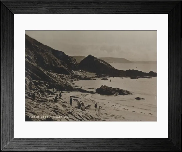 Framed Print : Looe, 1927. Artist: Judges Ltd Framed Print : Looe, 1927. Artist: Judges Ltd