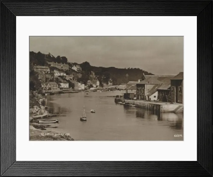 Framed Print : Looe, 1927. Artist: Judges Ltd Framed Print : Looe, 1927. Artist: Judges Ltd