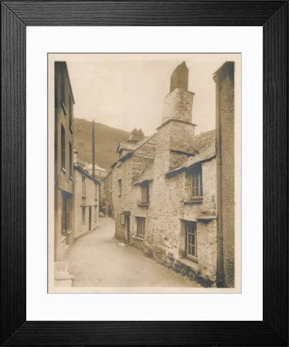 Framed Print : Couchs House - Polperro, 1927 Framed Print : Couchs House - Polperro, 1927