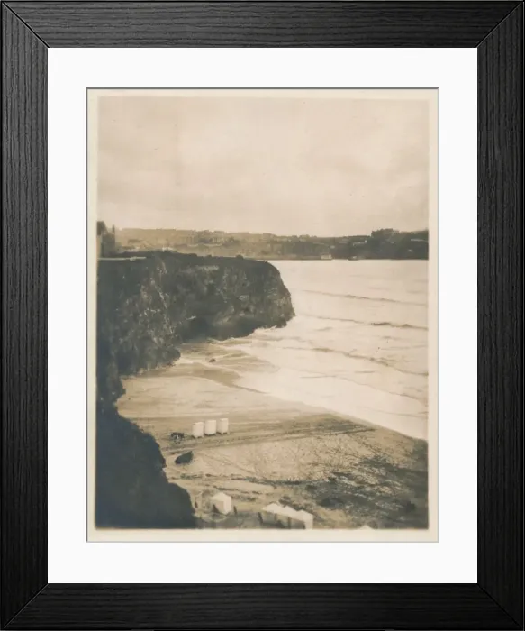 Framed Print : Evening at Newquay, 1927 Framed Print : Evening at Newquay, 1927
