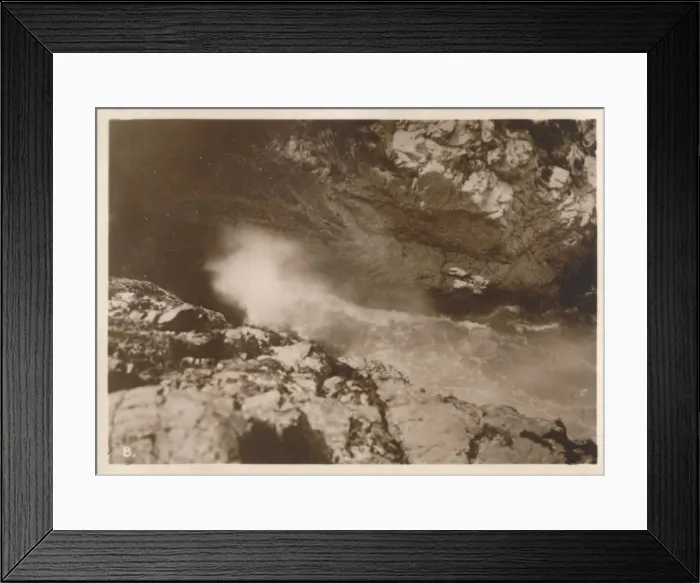 Framed Print : The Devils Bellows, Kynance Cove, 1927 Framed Print : The Devils Bellows, Kynance Cove, 1927