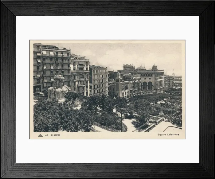 Framed Print : Alger - Square Laferriere, c1930 Framed Print : Alger - Square Laferriere, c1930