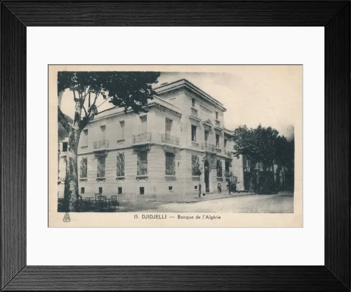 Framed Print : Djidjelli - Banque de l Algerie, c1940 Framed Print : Djidjelli - Banque de l Algerie, c1940