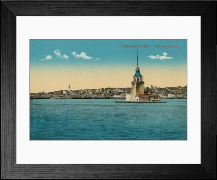 Framed Print : Constantinople - Tour de Leandre, c1900 Framed Print : Constantinople - Tour de Leandre, c1900