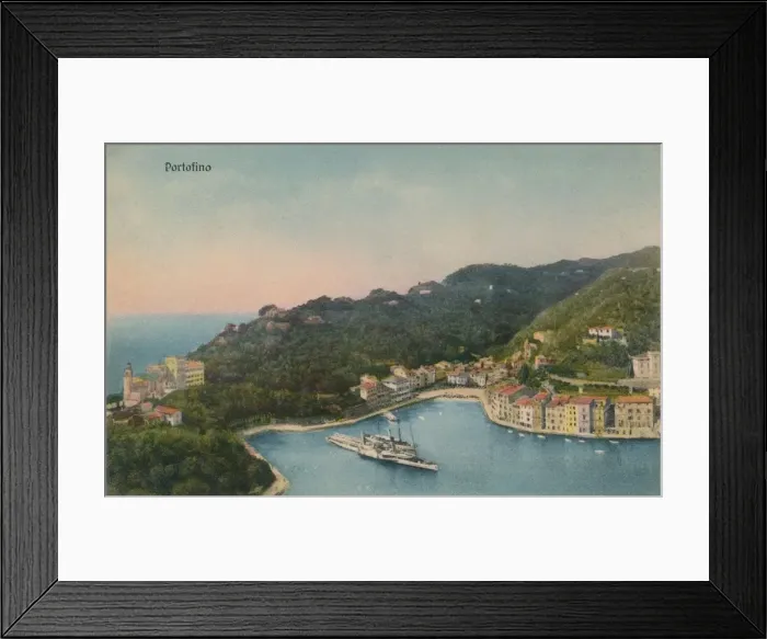 Framed Print : Portofino, c1900 Framed Print : Portofino, c1900