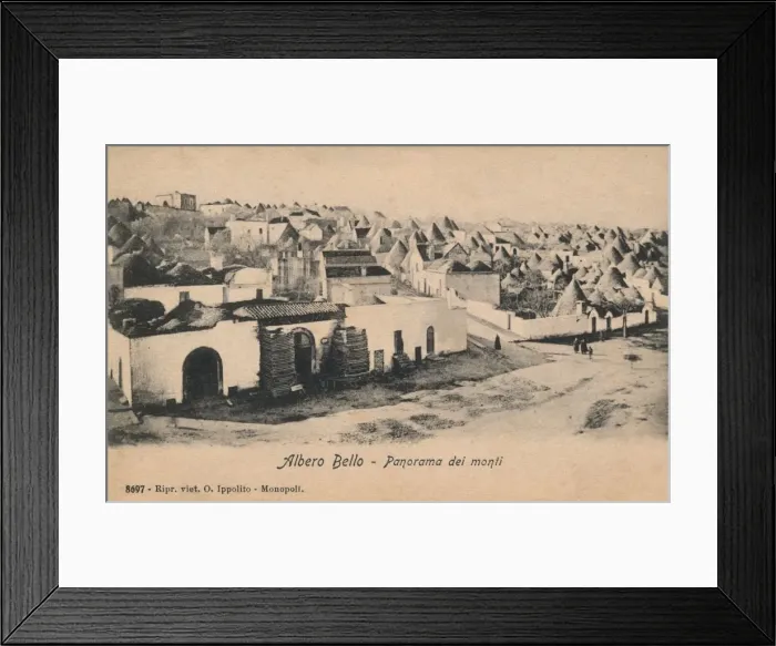Framed Print : Albero Bello - Panorama dei Monti, c1910 Framed Print : Albero Bello - Panorama dei Monti, c1910