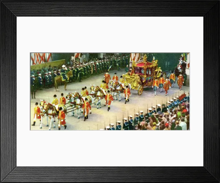 Framed Print : The royal coach, 20th century Framed Print : The royal coach, 20th century
