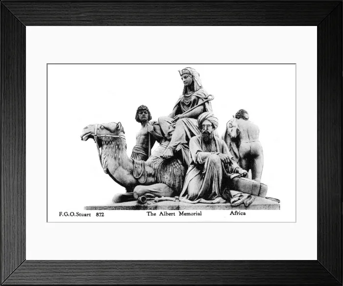 Framed Print : Africa, the Albert Memorial, London, 20th century Framed Print : Africa, the Albert Memorial, London, 20th century