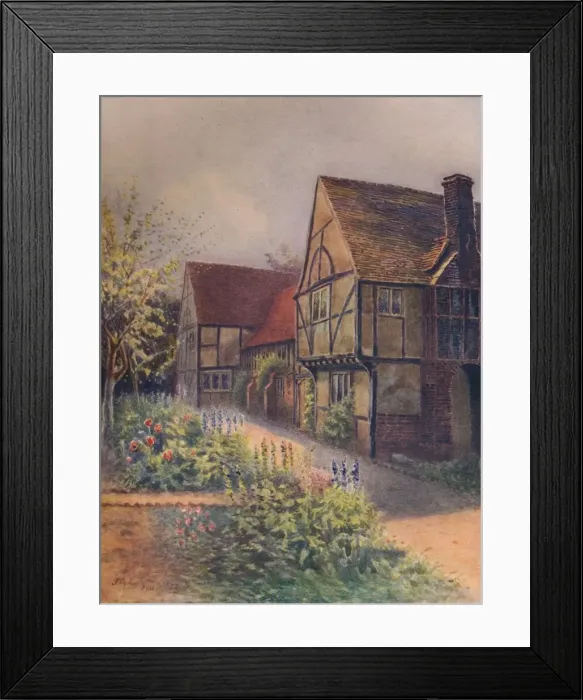 Framed Print : Manor House, Walton-On-Thames, 1911, (1914). Artist: Jamess Ogilvy Framed Print : Manor House, Walton-On-Thames, 1911, (1914). Artist: Jamess Ogilvy
