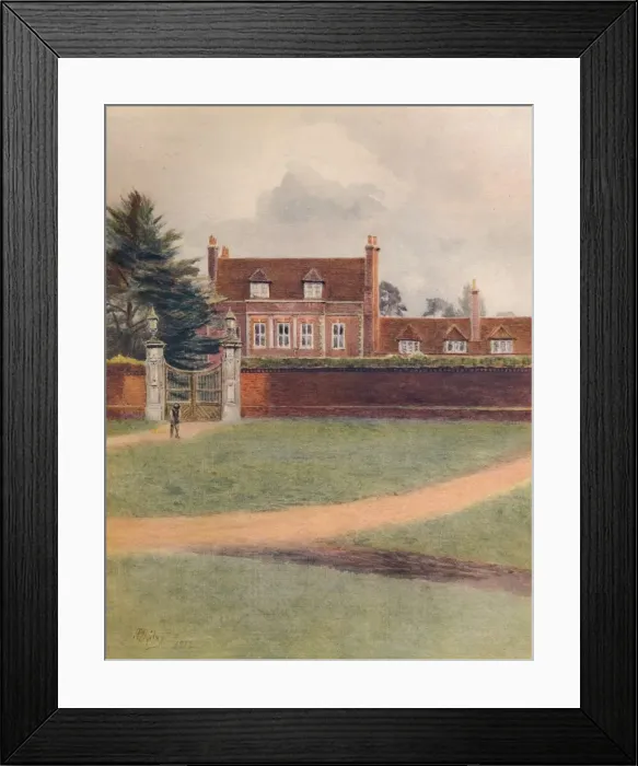 Framed Print : Byefleet Park, 1912, (1914). Artist: Jamess Ogilvy Framed Print : Byefleet Park, 1912, (1914). Artist: Jamess Ogilvy