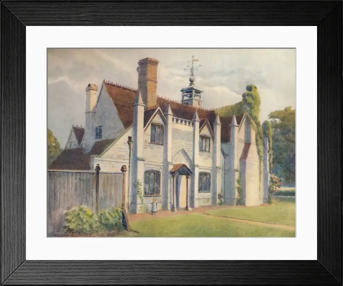 Framed Print : Leigh Place, 1912, (1914). Artist: Jamess Ogilvy Framed Print : Leigh Place, 1912, (1914). Artist: Jamess Ogilvy