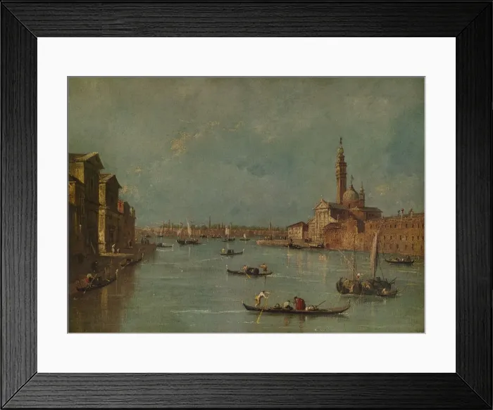 Framed Print : The Island of San Giorgio, Venice, c1770, (1938). Artist: Francesco Guardi Framed Print : The Island of San Giorgio, Venice, c1770, (1938). Artist: Francesco Guardi