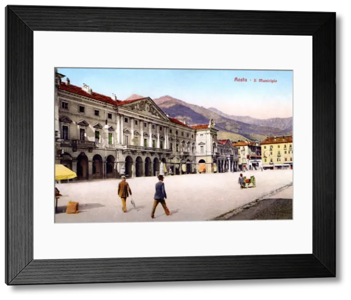 Framed Print : Aosta - Il Municipio, 20th Century Framed Print : Aosta - Il Municipio, 20th Century
