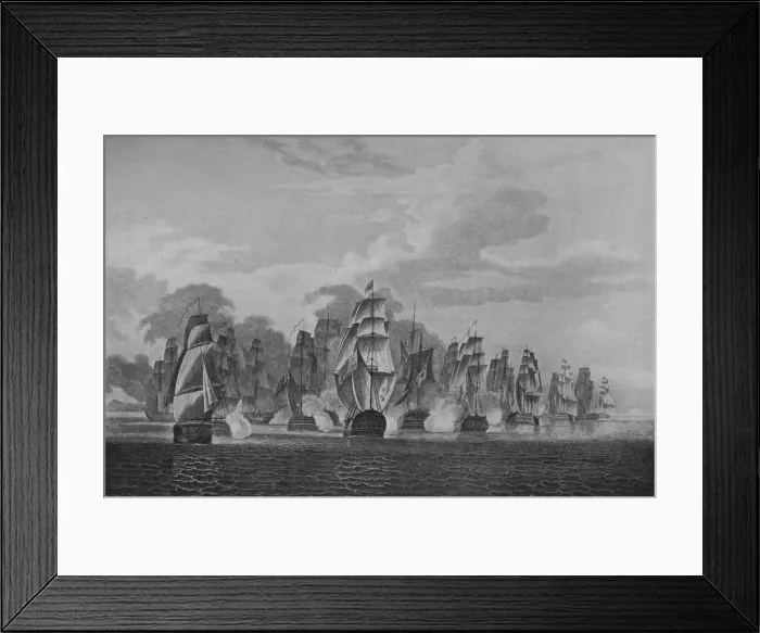 Framed Print : An Abortive Invasion of Ireland, c1799. Artist: James Fittler Framed Print : An Abortive Invasion of Ireland, c1799. Artist: James Fittler