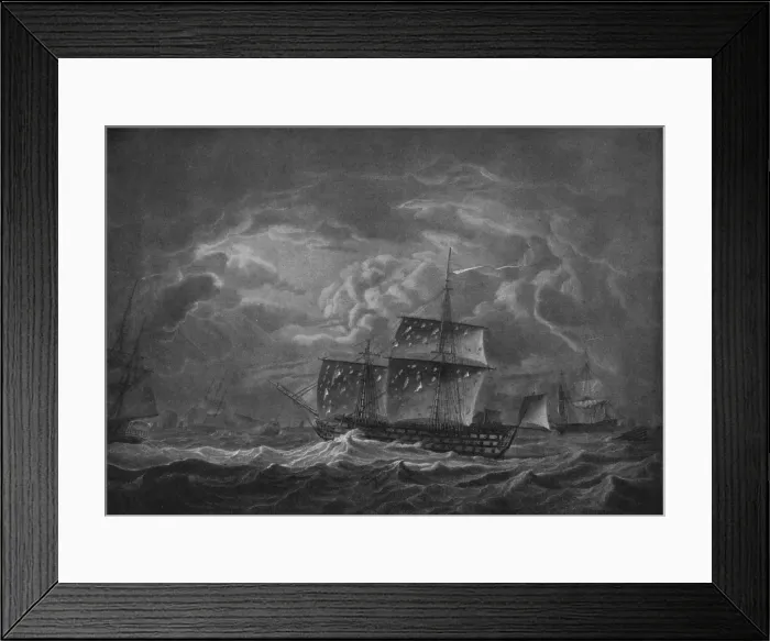Framed Print : After the Battle of Trafalgar, c1806. Artist: Robert Dodd Framed Print : After the Battle of Trafalgar, c1806. Artist: Robert Dodd