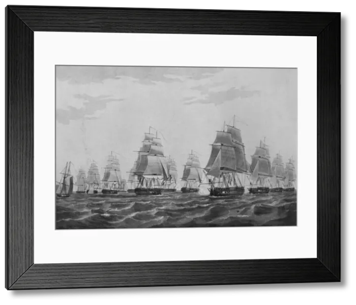 Framed Print : Remember Nelson, c1812. Artist: Thomas Whitcombe Framed Print : Remember Nelson, c1812. Artist: Thomas Whitcombe
