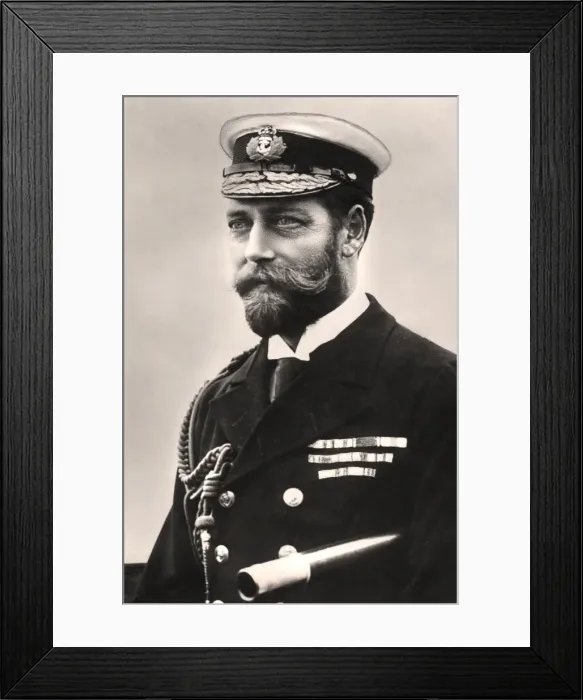 Framed Print : King George V (1865-1936), early 20th century. Artist: Rotary Photo Framed Print : King George V (1865-1936), early 20th century. Artist: Rotary Photo