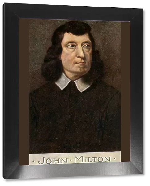 John Milton (1608-1674), English poet, early 20th century. Artist: CW Quinnell