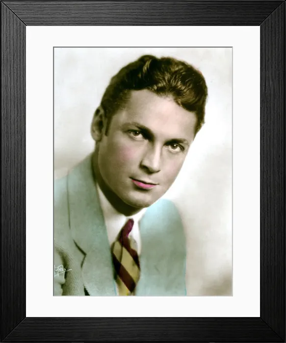 Framed Print : Charles Farrell (1900-1990), American actor, 20th century. Artist: Max Mun Autrey