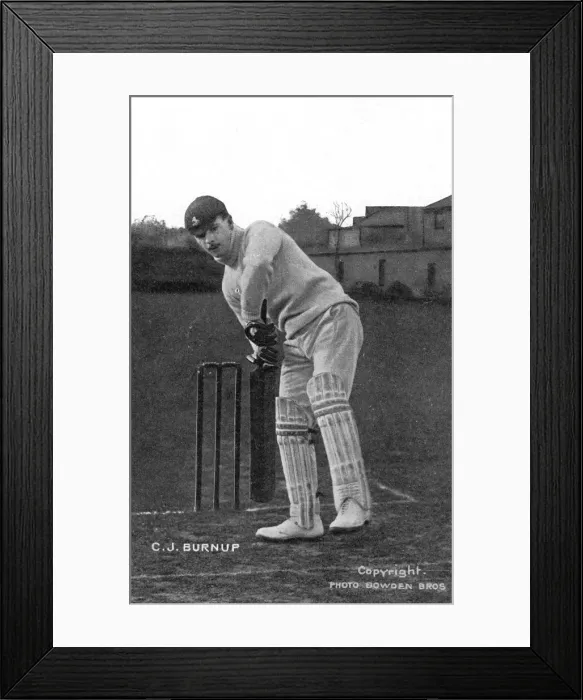 Framed Print : Cuthbert James Burnup (1875-1960), amateur cricketer and footballer, early 20th century. Artist: Bowden Bros Framed Print : Cuthbert James Burnup (1875-1960), amateur cricketer and footballer, early 20th century. Artist: Bowden Bros