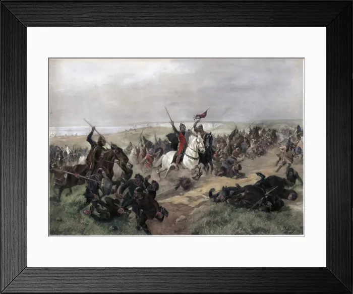 Framed Print : Battle of Hastings, 14th October 1066 Framed Print : Battle of Hastings, 14th October 1066