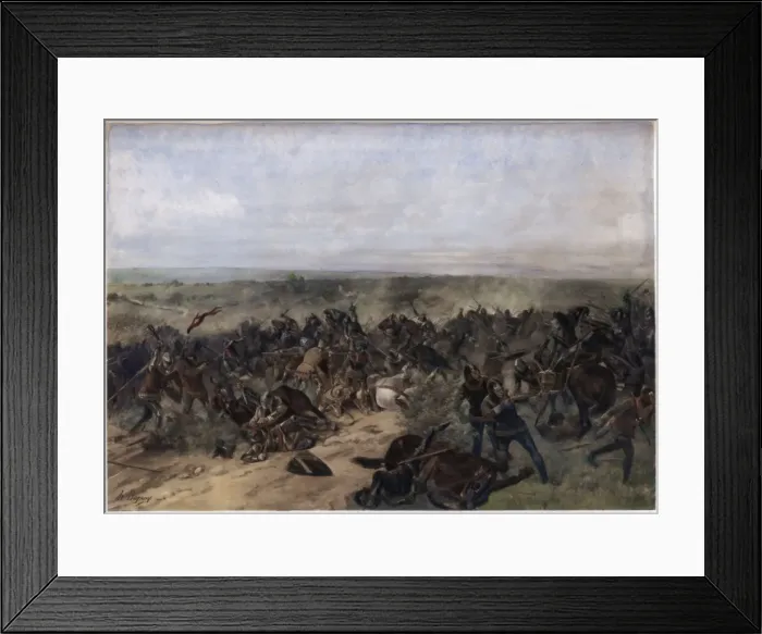 Framed Print : Battle of Crecy, 26th August 1346 Framed Print : Battle of Crecy, 26th August 1346