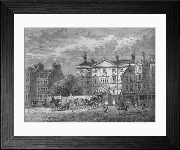 Framed Print : Cambridge House, Westminster, London, c1854 (1878) Framed Print : Cambridge House, Westminster, London, c1854 (1878)