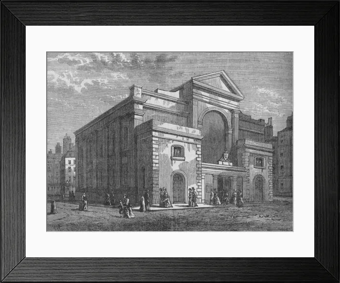Framed Print : Curzon Chapel, Mayfair, Westminster, London, c1875 (1878) Framed Print : Curzon Chapel, Mayfair, Westminster, London, c1875 (1878)