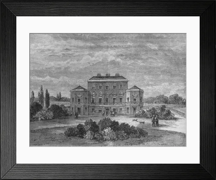 Framed Print : Foley House, Marylebone, Westminster, London, c1800 (1878) Framed Print : Foley House, Marylebone, Westminster, London, c1800 (1878)