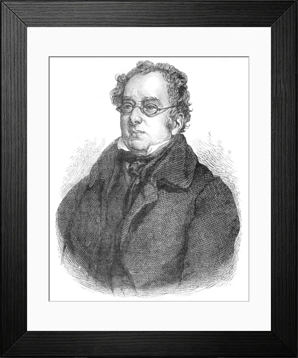 Framed Print : Isaac D Israeli, British writer and scholar, c1840 (1878) Framed Print : Isaac D Israeli, British writer and scholar, c1840 (1878)