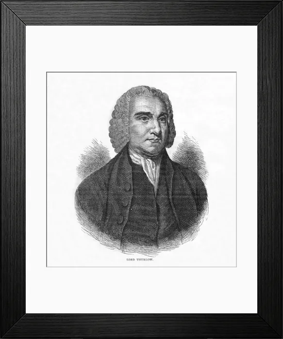 Framed Print : Lord Thurlow, British lawyer and Tory politician, c1800 (1878) Framed Print : Lord Thurlow, British lawyer and Tory politician, c1800 (1878)