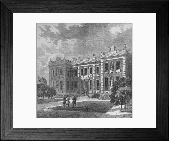 Framed Print : Marlborough House, Westminster, London, c1710 (1878) Framed Print : Marlborough House, Westminster, London, c1710 (1878)