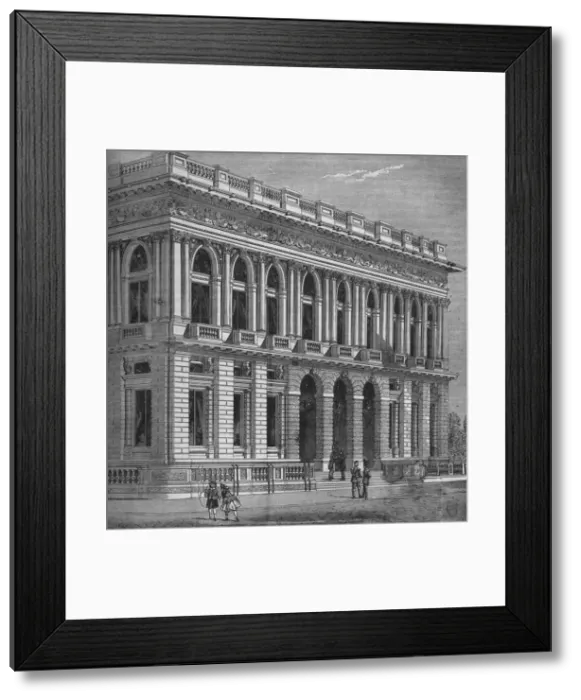 Framed Print : Front of the Army and Navy Club, Westminster, London, c1870 (1878) Framed Print : Front of the Army and Navy Club, Westminster, London, c1870 (1878)