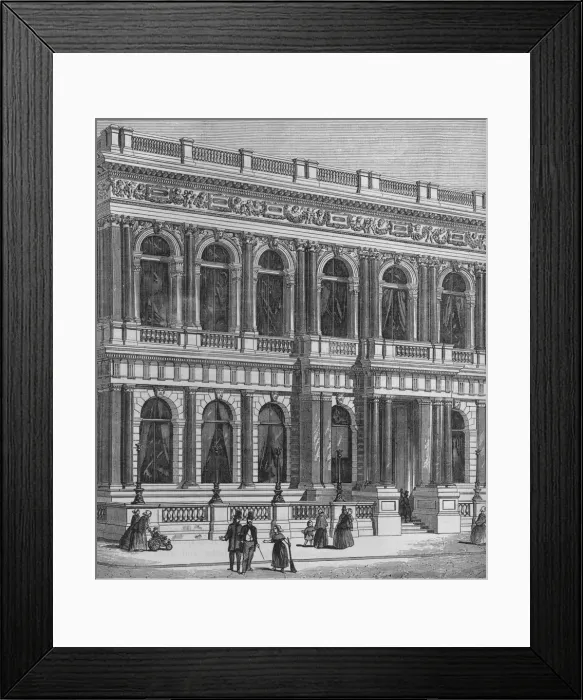 Framed Print : Entrance to the Carlton Club, Westminster, London, c1875 (1878) Framed Print : Entrance to the Carlton Club, Westminster, London, c1875 (1878)
