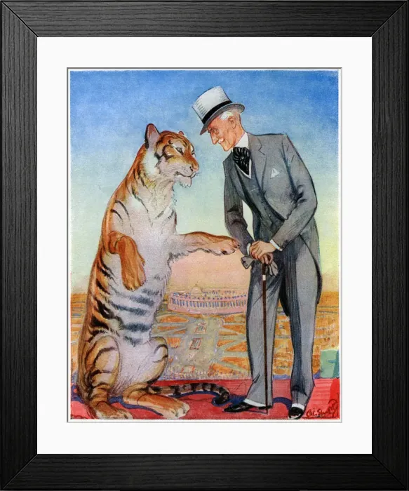 Framed Print : Lord Willingdon and Friend, 1934