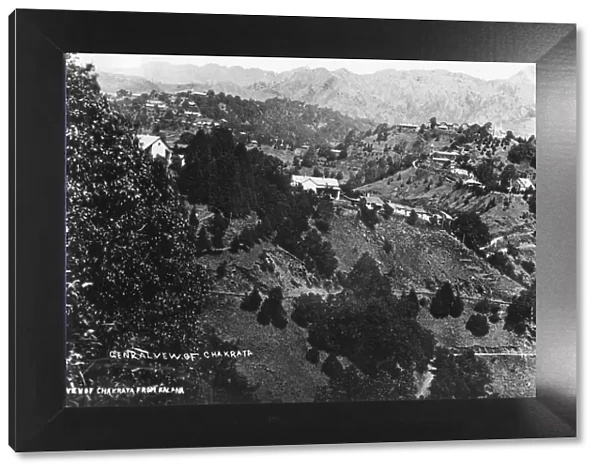 View of Chakrata from Kalana, India, 1917