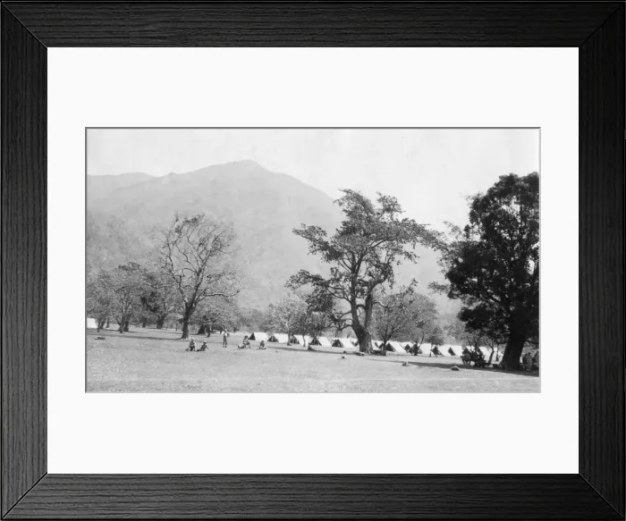 Framed Print : British army encampment, Kalsi, India, 1917 Framed Print : British army encampment, Kalsi, India, 1917