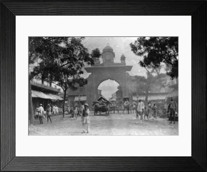 Framed Print : Gate to Muttra, India, 1917 Framed Print : Gate to Muttra, India, 1917