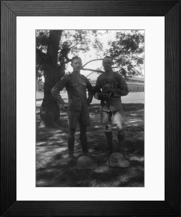 Framed Print : British soldiers, Muttra, India, 1917 Framed Print : British soldiers, Muttra, India, 1917