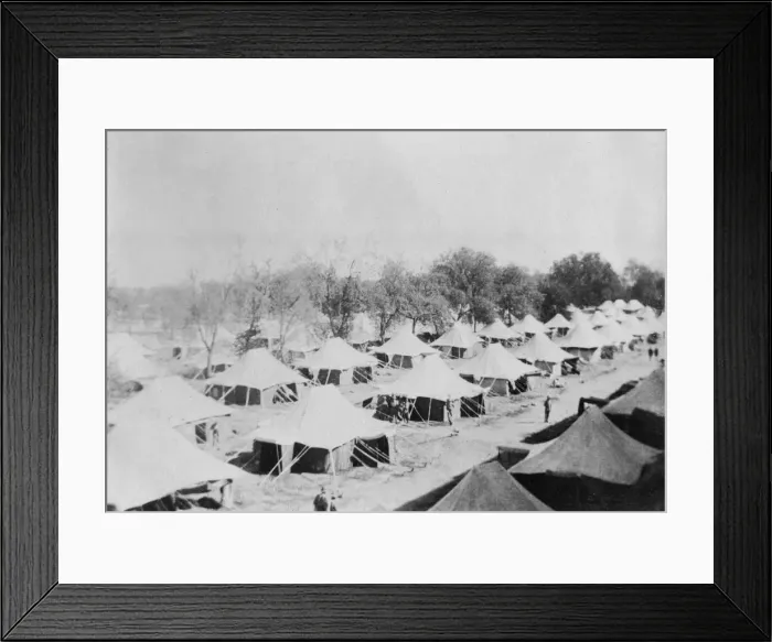 Framed Print : British army encampment, Howshera, 1917 Framed Print : British army encampment, Howshera, 1917