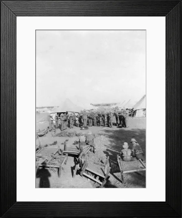 Framed Print : Army band practice, Howshera, 1917 Framed Print : Army band practice, Howshera, 1917