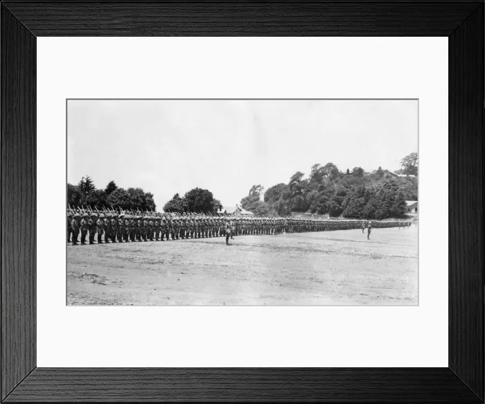 Framed Print : 5th Battalion East Surrey regiment on parade, Chakrata, 1917 Framed Print : 5th Battalion East Surrey regiment on parade, Chakrata, 1917