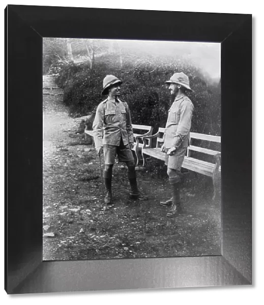 British soldiers, Chakrata, India, 1917