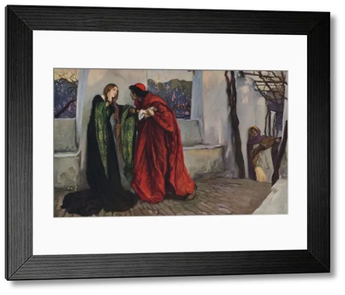 Framed Print : O Mistress Mine, where are you roaming?, 1899 (c1940). Artist: Edwin Austin Abbey Framed Print : O Mistress Mine, where are you roaming?, 1899 (c1940). Artist: Edwin Austin Abbey