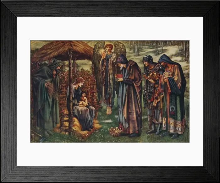 Framed Print : The Star of Bethlehem, c1887-1891 (c1940). Artist: Sir Edward Coley Burne-Jones Framed Print : The Star of Bethlehem, c1887-1891 (c1940). Artist: Sir Edward Coley Burne-Jones