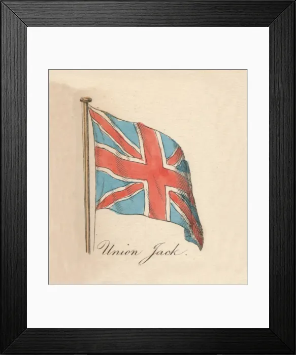 Framed Print : Union Jack, 1838