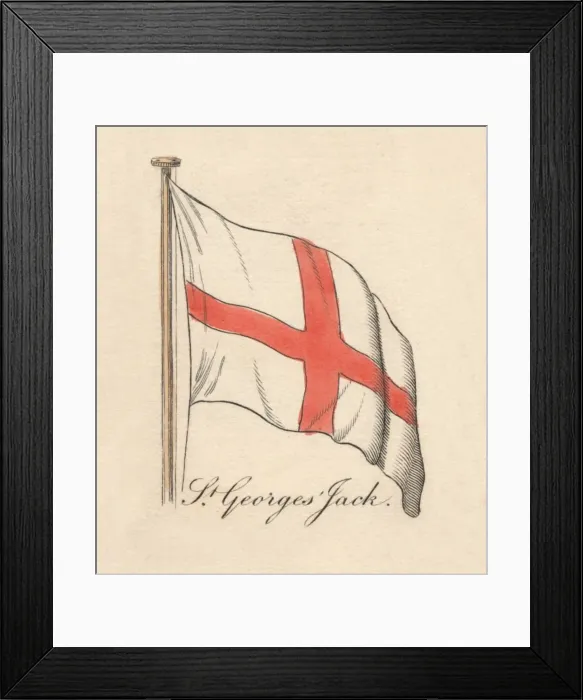 Framed Print : St. Georges Jack, 1838