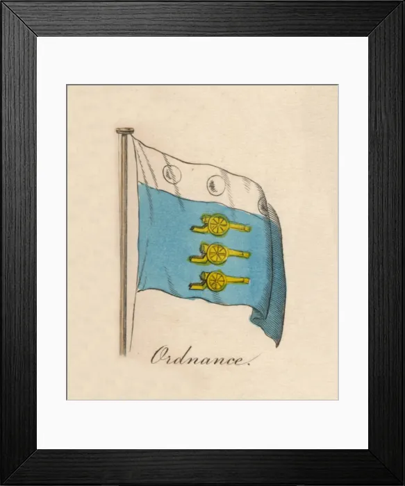 Framed Print : Ordnance, 1838 Framed Print : Ordnance, 1838