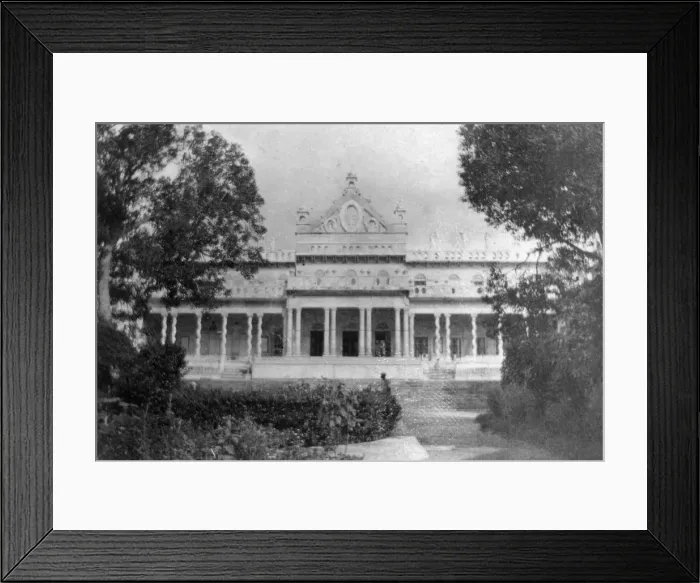 Framed Print : Botanical Gardens, Brindaba, India, 1917 Framed Print : Botanical Gardens, Brindaba, India, 1917