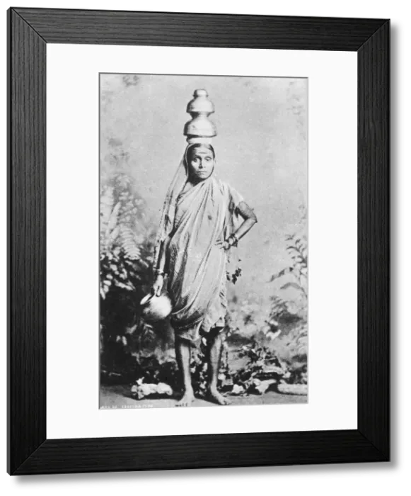 Framed Print : Milk woman, 20th century Framed Print : Milk woman, 20th century